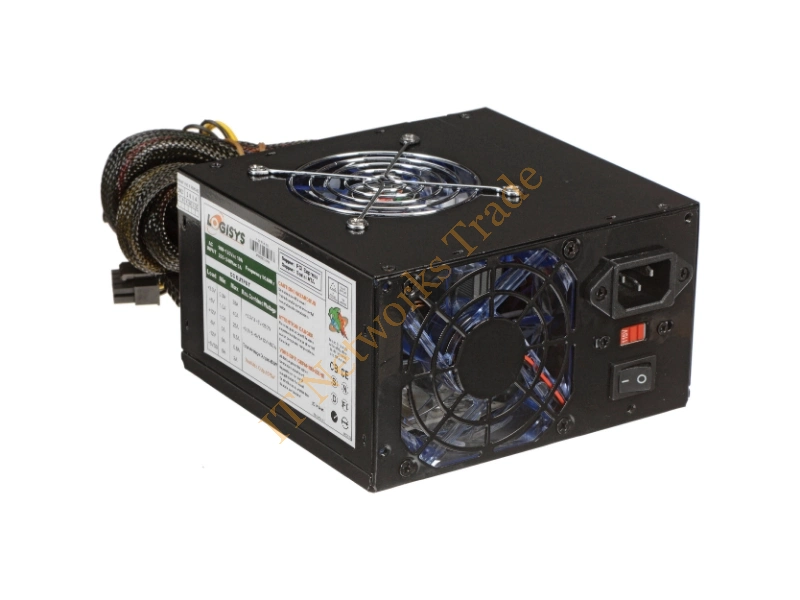 PS575XBK LogiSys 575-Watts 20 Plus 4-Pin Dual-Fan ATX Power Supply