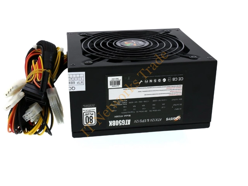 PS600XBK12 LogiSys 600-Watts 20 Plus 4-Pin ATX Power Supply