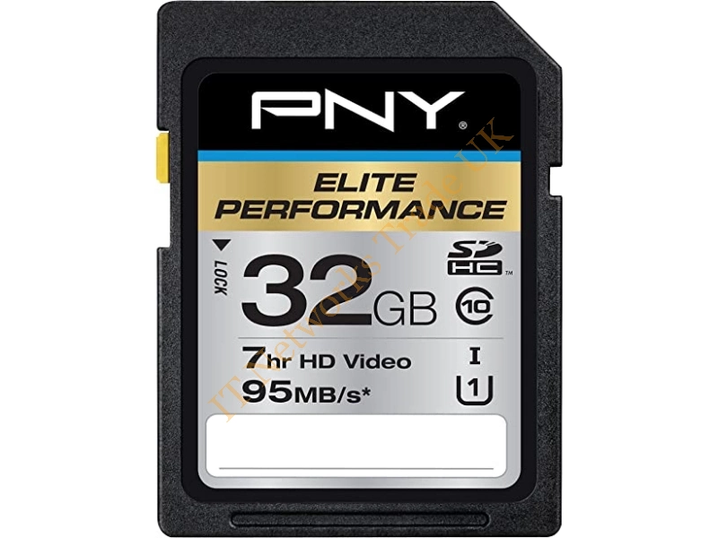 PSDH32G10HGE PNY 32GB High Performance Class 10 SDHC Flash Memory Card for Cameras and Camcorders