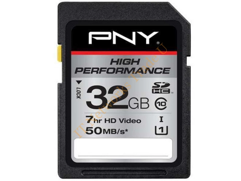 PSDH32G4GE PNY 32GB Class 4 microSDHC Flash Memory Card