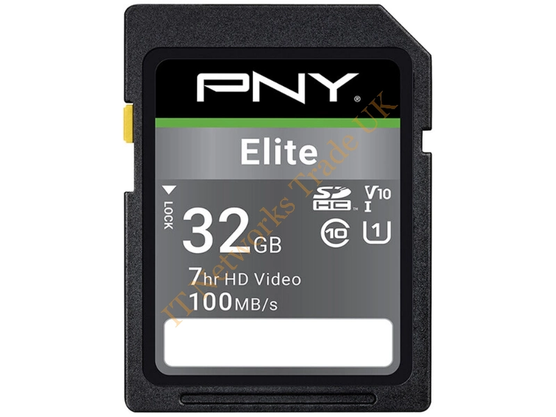 PSDU32GU360GGE PNY High Performance 32GB Class 10 High Speed microSDHC UHS-I U3 Up To 60MB/sec Flash Memory Card