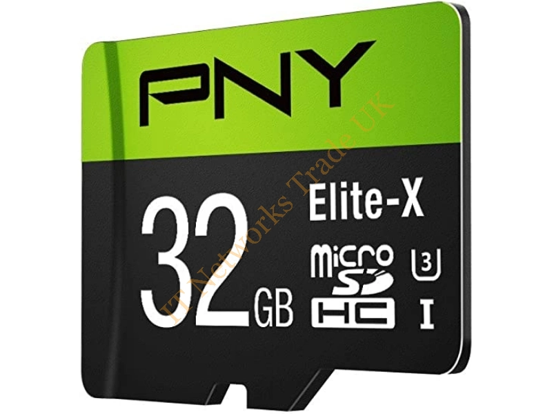 PSDU32GU390GGE PNY Turbo 32GB Class10 microSDHC UHS-I U3 Flash Memory Card