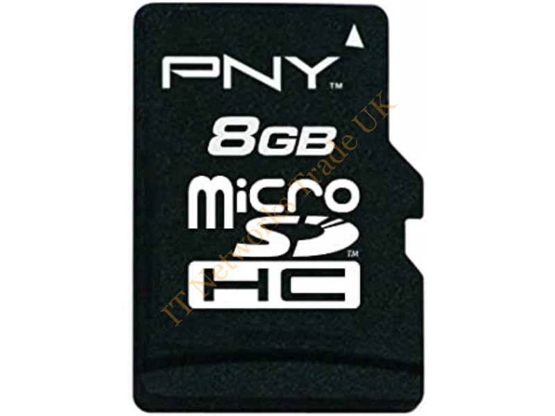 PSDU8GB4SF PNY 8GB Class 4 microSDHC Flash Memory Card