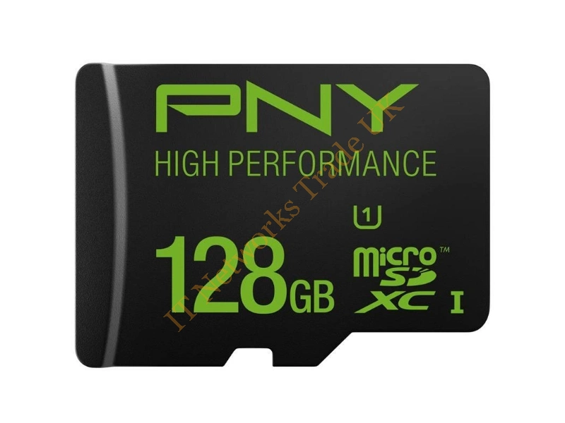 PSDUX128U160GGE PNY High Performance 128GB Class 10 High Speed microSDXC UHS-I U1 Up To 60MB/sec Flash Memory Card P-sdux128gu160g-ge