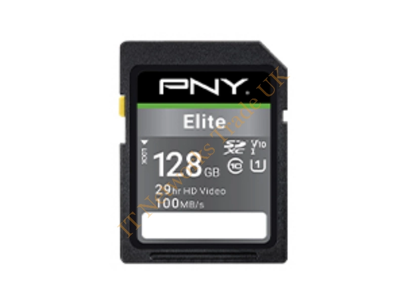 PSDX128U1HGE PNY Elite Performance 128GB Class 10 SDXC UHS-I Flash Memory Card