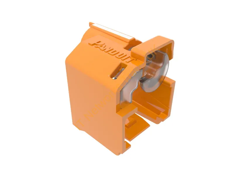 PSL-DCPLRE-OR - Panduit Psl-Dcplre-Or Port Blocker Port Lock Rj-45 Orange Polycarbonate (Pc) 10 Pc(S)