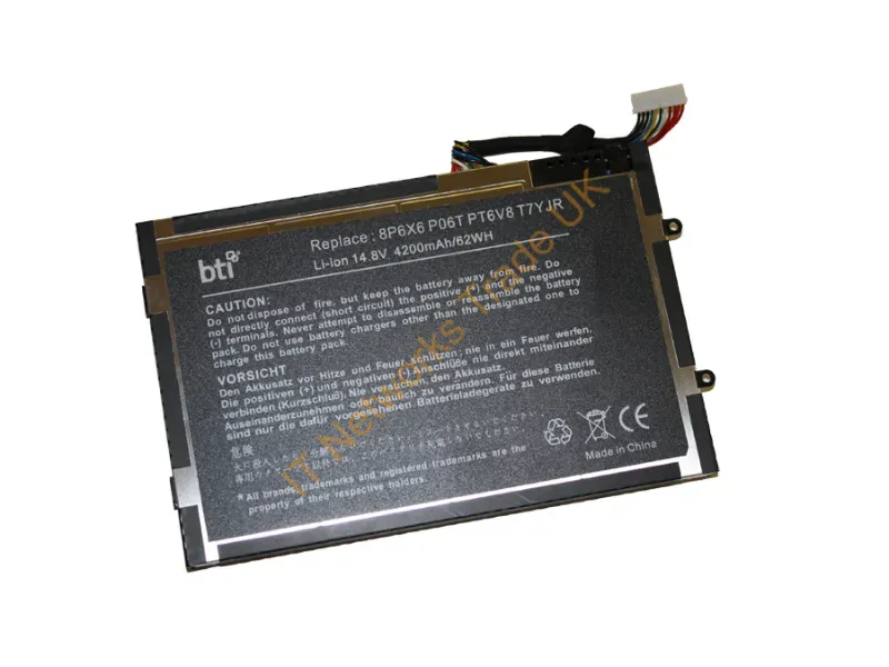 PT6V8-BTI - Bti Pt6V8- Industrial Rechargeable Battery Lithium-Ion (Li-Ion) 4200 Mah 14.8 V