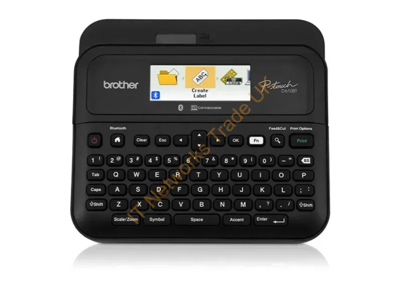 PTD610BT - Brother Ptd610Bt Label Printer Thermal Transfer 180 X 360 Dpi 30 Mm/Sec Wired & Wireless Tze Bluetooth Qwerty