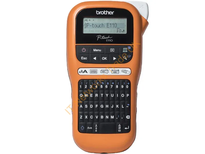 PTE110 - Brother Pt-E110 Label Printer Thermal Transfer 180 X 180 Dpi 20 Mm/Sec Hge/Tze Qwerty