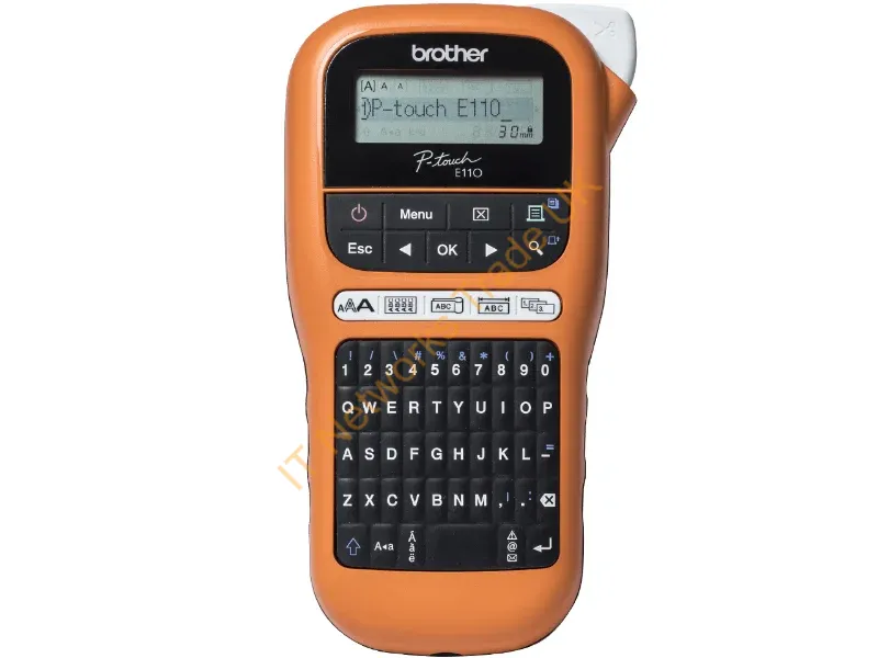 PTE110G1 - Brother PT-E110 label printer Thermal transfer 180 x 180 DPI 20 mm/sec HGe/TZe QWERTY