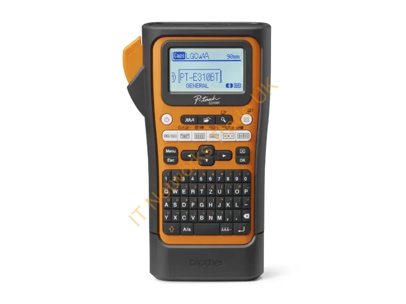 PTE310BTVPRG1 - Brother PT-E310BTVP label printer Thermal transfer 180 x 180 DPI 20 mm/sec Wired & Wireless HSE/TZe Bluetooth QWERTZ