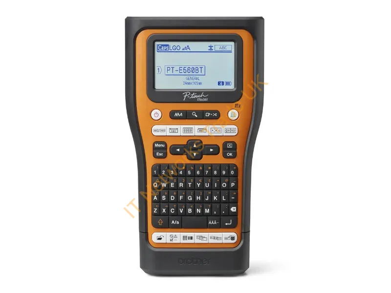PTE560BTVP - Brother Pt-E560Btvp Label Printer Thermal Transfer 180 X 180 Dpi 20 Mm/Sec Wired & Wireless Hse/Tze Bluetooth Qwerty