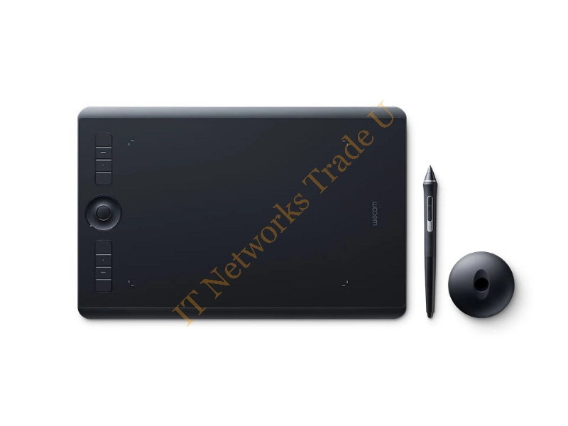 PTH-660-S - Wacom Intuos Pro M South 5080lpi 224 x 148mm Black graphic tablet Cable