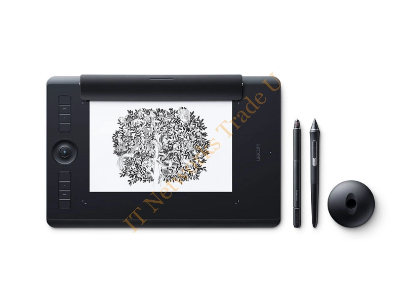 PTH-660P-N - Wacom Intuos Pro Paper 5080lpi 224 x 148mm USB/Bluetooth Black graphic tablet Cable