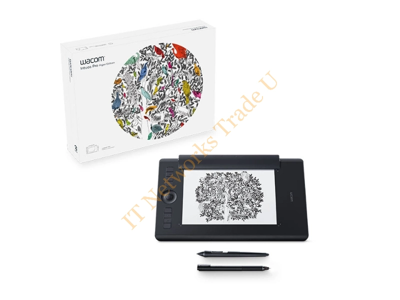 PTH-660P-S - Wacom Intuos Pro Paper Edition M South 5080lpi 224 x 148mm USB/Bluetooth Black graphic tablet Cable