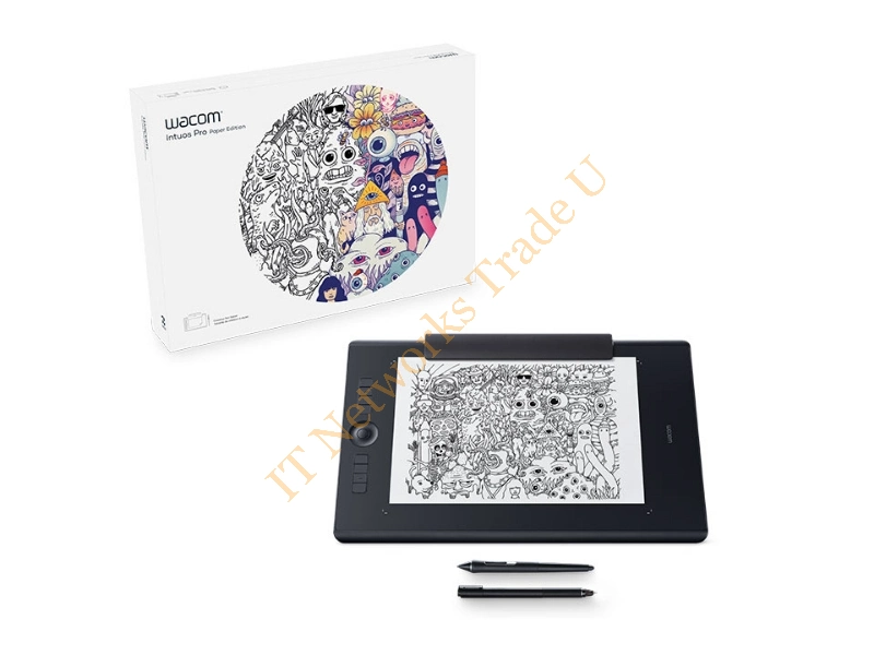 PTH-860P-S - Wacom Intuos Pro Paper L South 5080lpi 311 x 216mm Black graphic tablet Cable