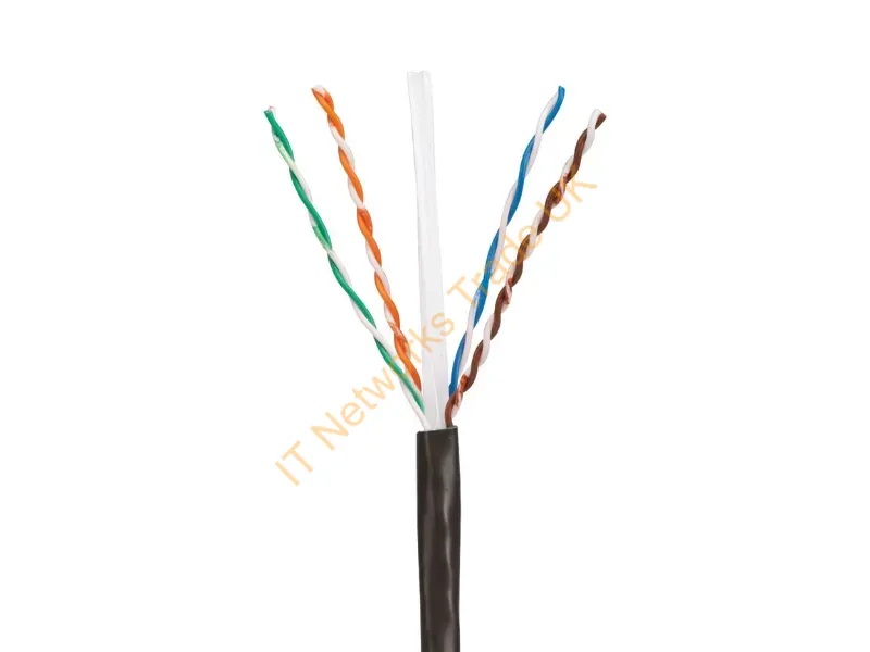 PUO6C04BL-CGZ - Panduit Pfp6X04Bu-Ugz Networking Cable Black 12007.9" (305 M) Cat6 U/Utp (Utp)