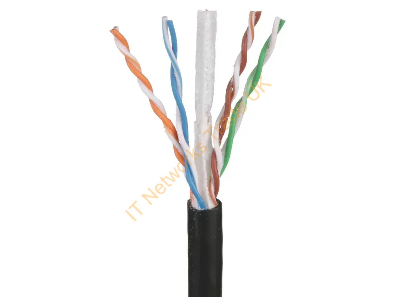 PUO6C2204BL-GZ - Panduit Puo6C2204Bl-Gz Networking Cable Black 12007.9" (305 M) Cat6 U/Utp (Utp)
