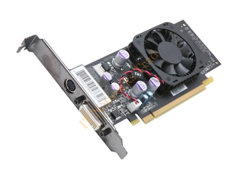 PV-T86S-YMFC XFX GeForce 8400 GS 512MB 64-Bit DDR2 PCI Express 2.0 x16 Dual DVI/ HDTV/ S-Video Out/ HDCP Ready Low Profile Video Graphics Card