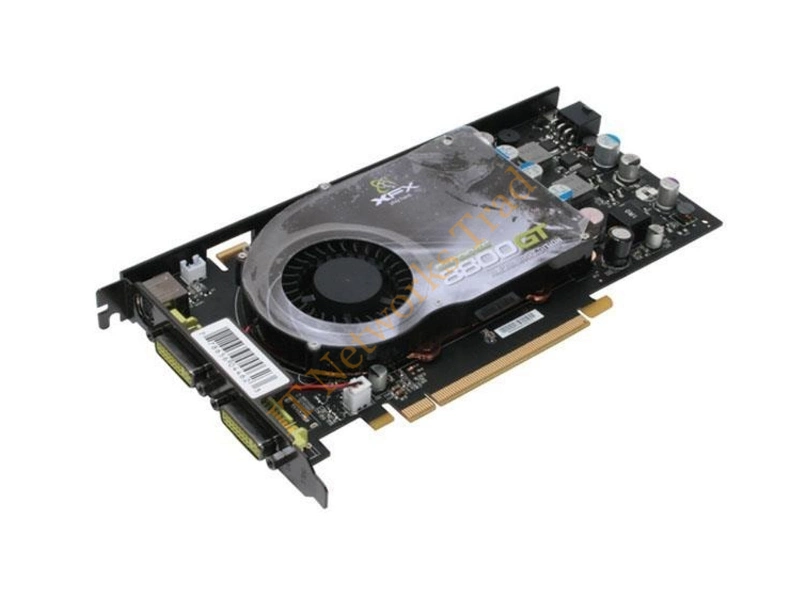 PV-T88P-UHF4 XFX GeForce 8800 GT 256MB 256-Bit GDDR3 PCI Express 2.0 x16 Dual DVI/ HDTV/ S-Video Out/HDCP Ready/ SLI Support Video Graphics Card
