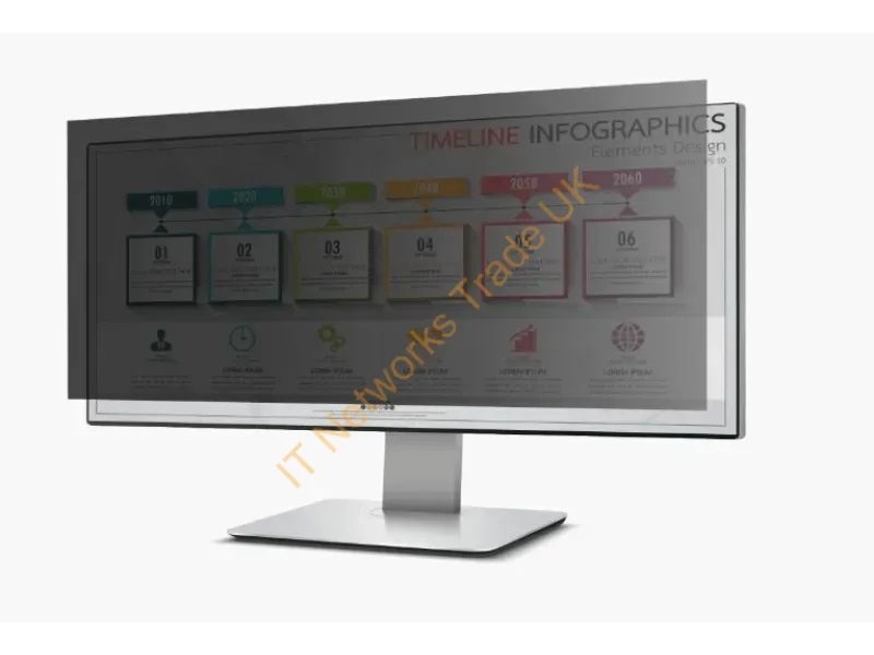 PV0031-B1 - Rocstor Privacyview Frameless Display Privacy Filter 34"