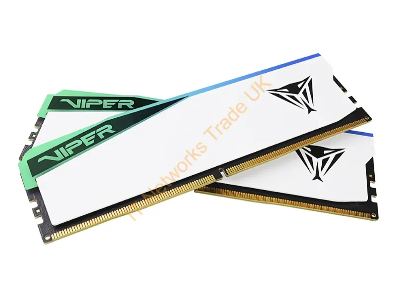 PVER532G66C36KW - Patriot Memory Patriot Viper Elite 5 Ddr5 32Gb Rgb 6600Mhz Cl36 White Hs Dual Kit