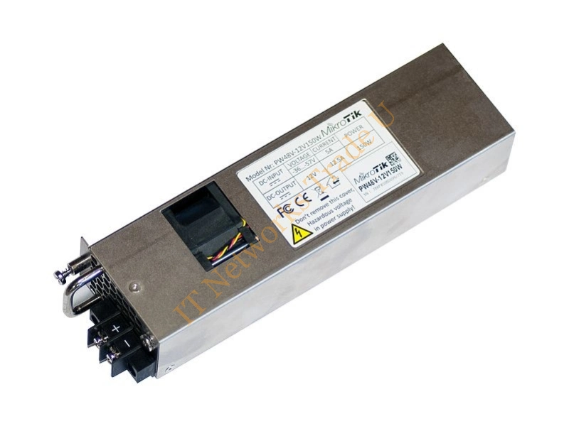 PW48V-12V150W - Mikrotik PW48V-12V150W 150W Black, Grey, Silver power adapter/inverter
