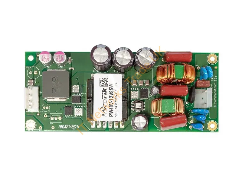 PW48V-12V85W - Mikrotik PW48V-12V85W power adapter/inverter Green