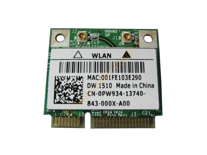 PW934 Dell 1510 IEEE 802.11n Mini PCI-Express Wi-Fi Adapter 270 Mbps Internal Wireless LAN Card