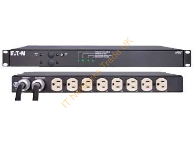 PWATSS515002 - Eaton Pwatss515002 Power Distribution Unit (Pdu) 8 Ac Outlet(S) 1U Black