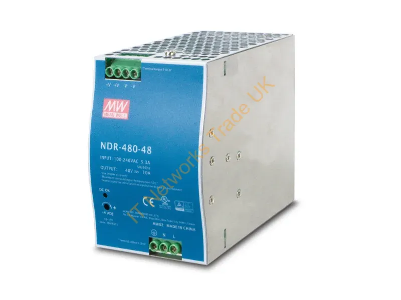 PWR-480-48 - PLANET PWR-480-48 power supply unit 480 W Blue, Grey