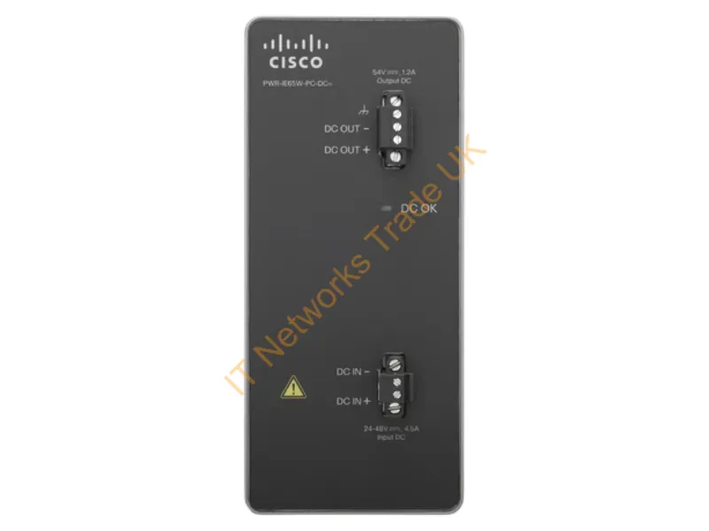 PWR-IE65W-PC-DC= - Cisco Pwr-Ie65W-Pc-Dc= Power Adapter/Inverter Indoor 65 W Black