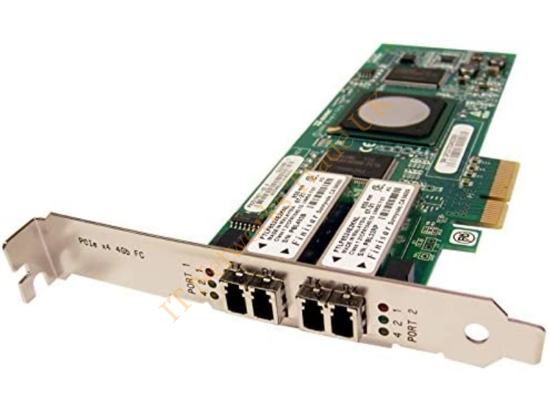 PX2510401-54 Dell QLE2462 4GB Dual Port PCI-Express Fibre Channel Host Bus Adapter with Standard Bracket Card