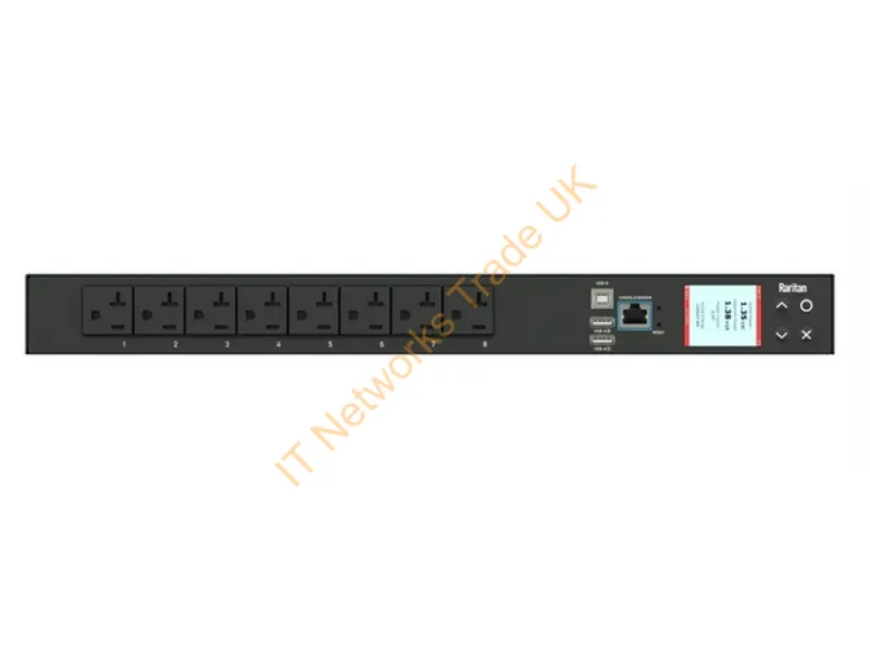 PX3-1147R - Raritan 1Ph 120V 16A 8Xnema 5-20R
