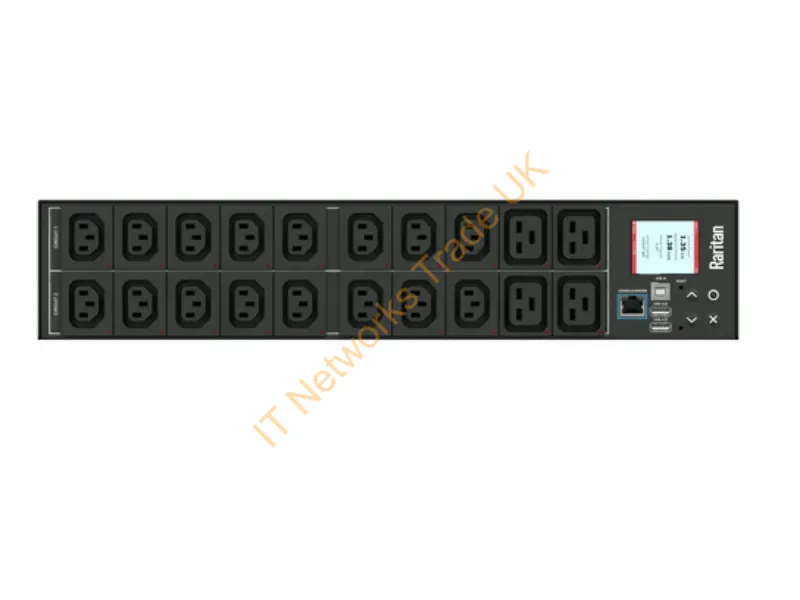 PX3-5464R - Raritan Power Distribution Unit1Ph 208Vac 30A, 20 Outlet16Xc13, 4Xc19 Plug