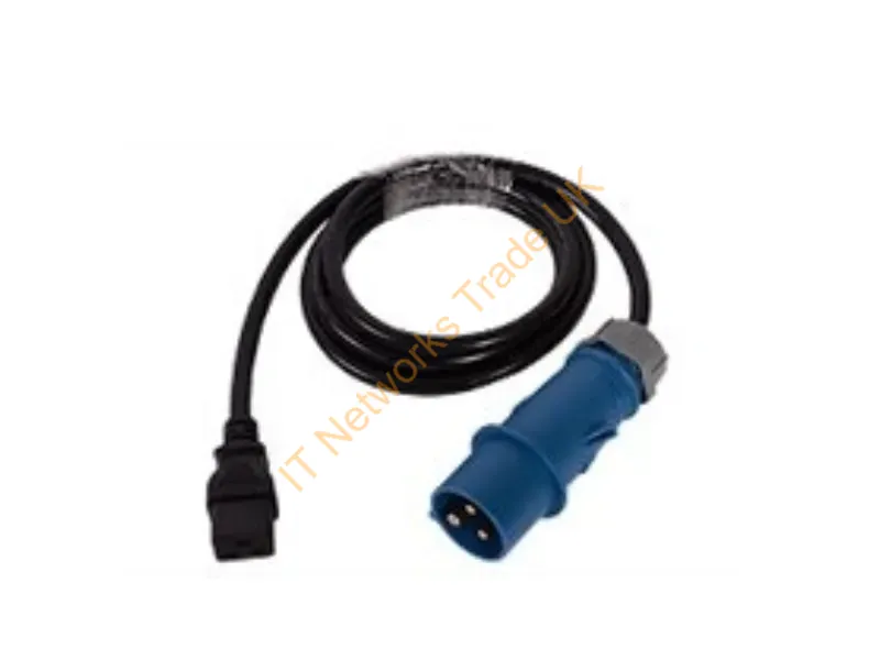 PXI-IE16AC19-2M - Raritan Pxi-Ie16Ac19-2M Power Cable Black 78.7" (2 M) Iec 309 C19 Coupler