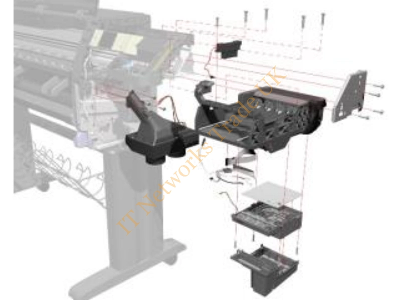 Q1273-60086 HP Right Bracket Assembly Printer Accessory