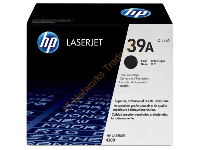 Q1339A HP 39A Toner Cartridge (Black)  LaserJet 4300 Series Printer