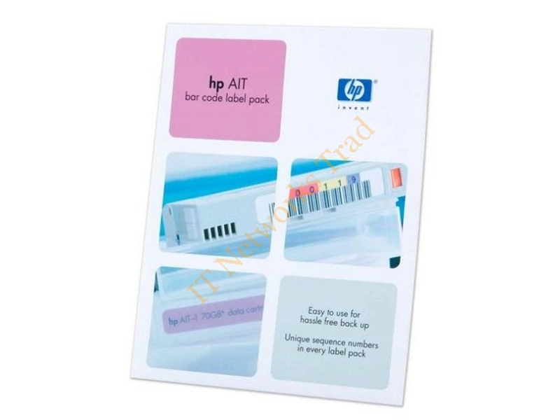 Q2005A HP LTO2 Data 10PK Cleaning Barcode Tape Media Labels Tape Drive Storage
