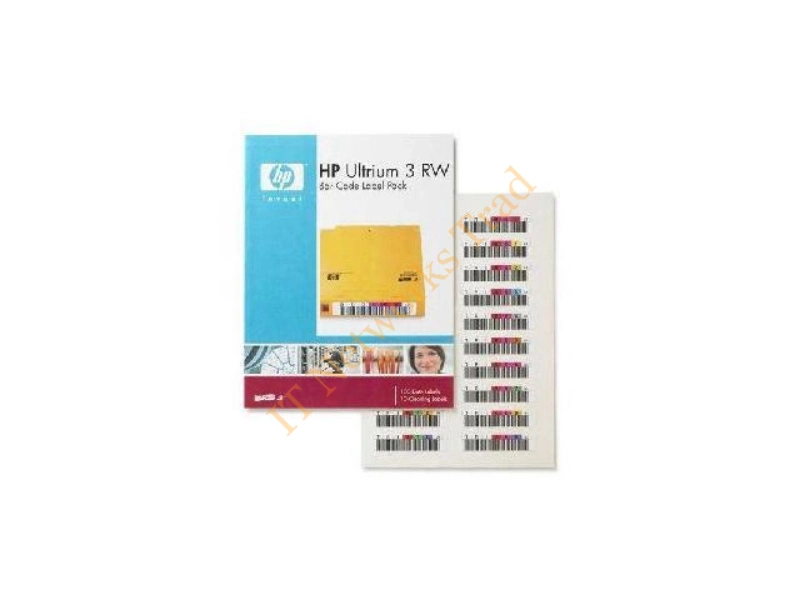 Q2007A HP Ultrium 3 RW Bar Code Label Pack Tape Drive Storage