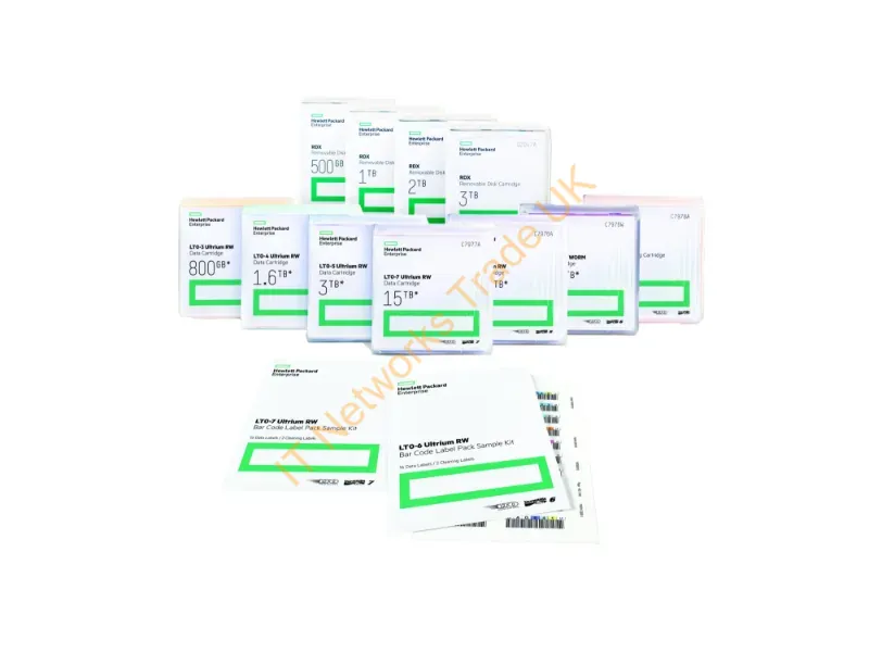 Q2011A HP LTO-5 Ultrium RW Bar Code Label Pack Tape Media Cartridge