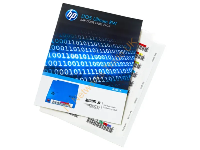 Q2012A HP LTO-5 Ultrium RW Bar Code Label Pack Tape Media Cartridge