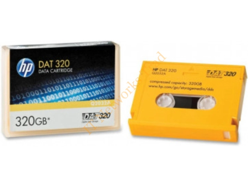 Q2032-60000 HP 160GB (Native) / 320GB (Compressed) DAT-320 Data Cartridge Tape Media Storage