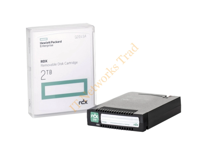 Q2046A HP 2TB Hot Swapablepable RDX Removable Disk Cartridge Tape Media Cartridge