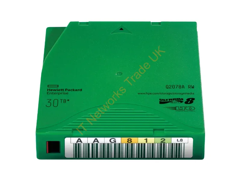 Q2078AC - Hpe Lto-8 Ultrium 30Tb Rw Custom Labeled Library Pack 20 Data Cartridges Without Cases