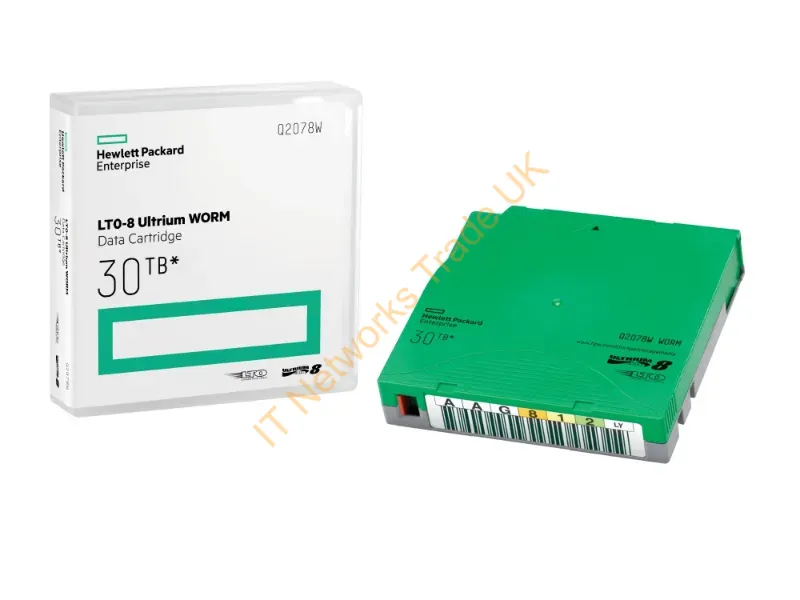 Q2078WL - Hpe Lto-8 Ultrium 30Tb Worm Custom Labeled 20 Data Cartridges With Cases