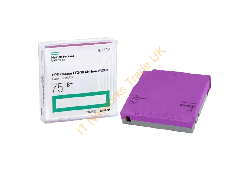 Q2080W - Hpe Storage Lto-10 Ultrium 75Tb Worm Data Cartridge