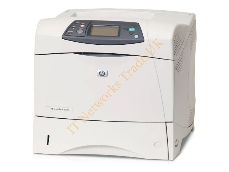 Q2425A HP LaserJet 4200 Black & White Laser Printer 33ppm 600-Sheets 1200dpi x 1200dpi 48MB Memory Wired Parallel Optional Duplex
