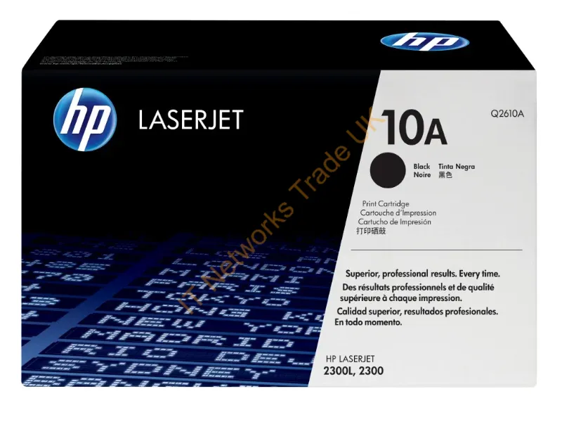 Q2610A HP 10A Toner Cartridge (Black)  LaserJet 2300 Series