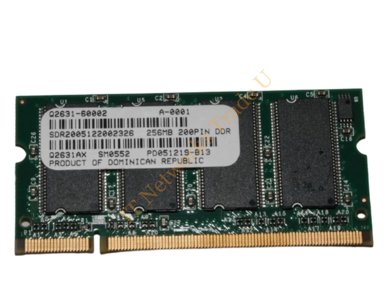 Q2631-60002 HP 256MB DDR 200-Pin DIMM Memory for Color LaserJet 6450 Printer Memory